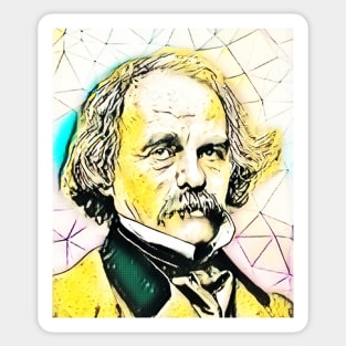 Nathaniel Hawthorne Portrait | Nathaniel Hawthorne Artwork 2 Sticker